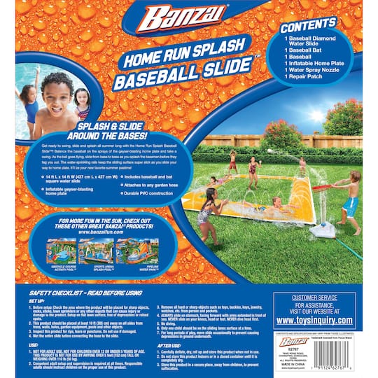 Banzai Homerun Splash Baseball Slide